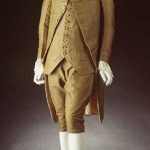 Suit, consisting of coat, breeches and waistcoat, mens, silk brocade, unknown maker, France, c. 1770