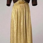 Hattie Carnegie Gold Lame Evening Gown and Jacket