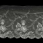 Lace border European early 20th century