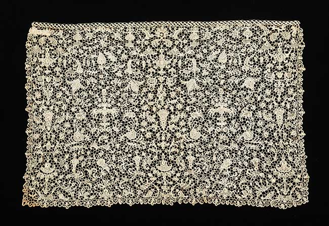 Lace fourth quarter 17th century French