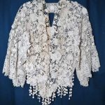 Victorian Era Flower Lace Shawl
