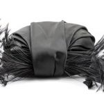 Schiaparelli Black Feather Hat, 1950s