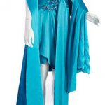 A Natalie Cole turquoise ensemble worn in concert