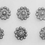 Silver Filigree Buttons ca. 1873 Jacob Ulrich Holfeldt Tostrup