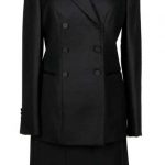 An Giorgio Armani black jacket and skirt suit