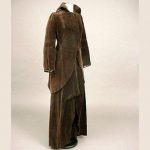 Paquin Chestnut Velvet Walking Suit French, 1912