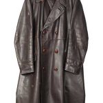 A gentleman's leather motorist's coat by H.A. Lederkleding