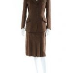 A Clarissa Models Utility lady's brown tweed suit