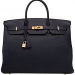 Hermès Indigo Clemence Leather Birkin Bag