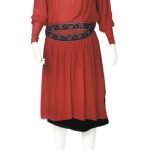 JEAN PATOU, A RUSSIAN-STYLE DRESS, EARLY 1920s