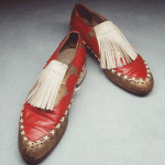 Pair of shoes worn by Johnny O’Keefe. Made in Australia, Oceania, 1955-1960.