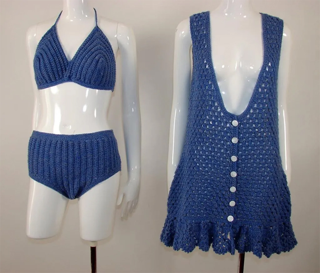 knitted swimsuit